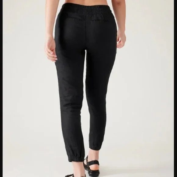 Athleta Cabo Linen Jogger Size 6 - Picture 5 of 13